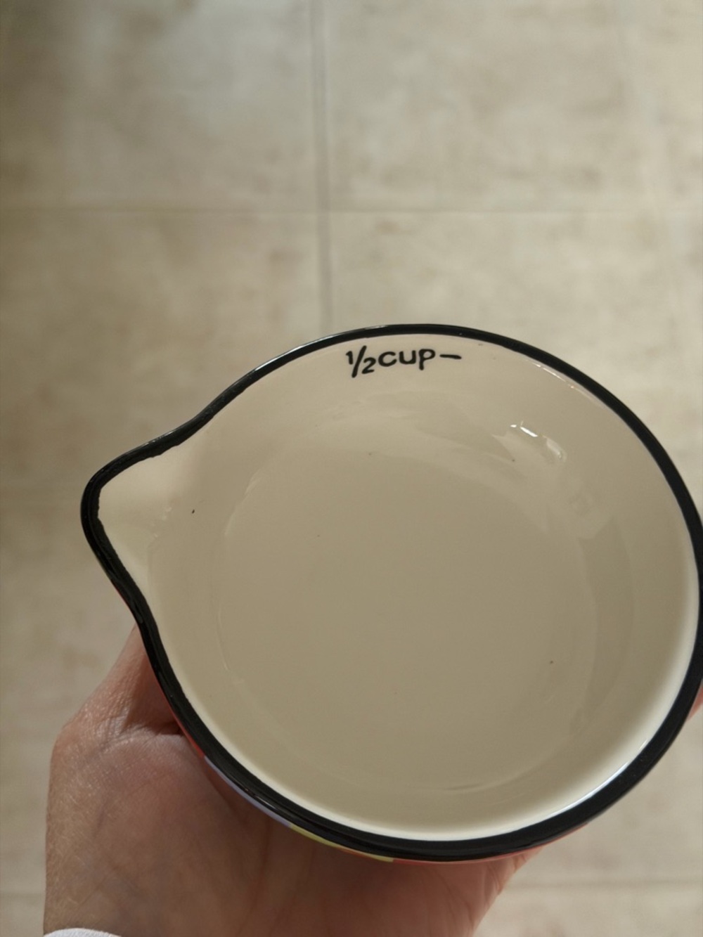 Multicolor Dog Pattern Ceramic measuring cup Set - Picture 10 of 16